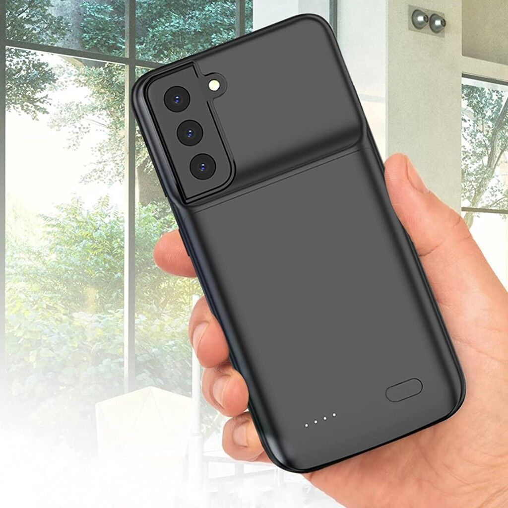 Husă cu baterie externă LUMAUDiO Surge, compatibilă cu Samsung Galaxy S22, material TPU și ABS+PC, capacitate de 4700mAh