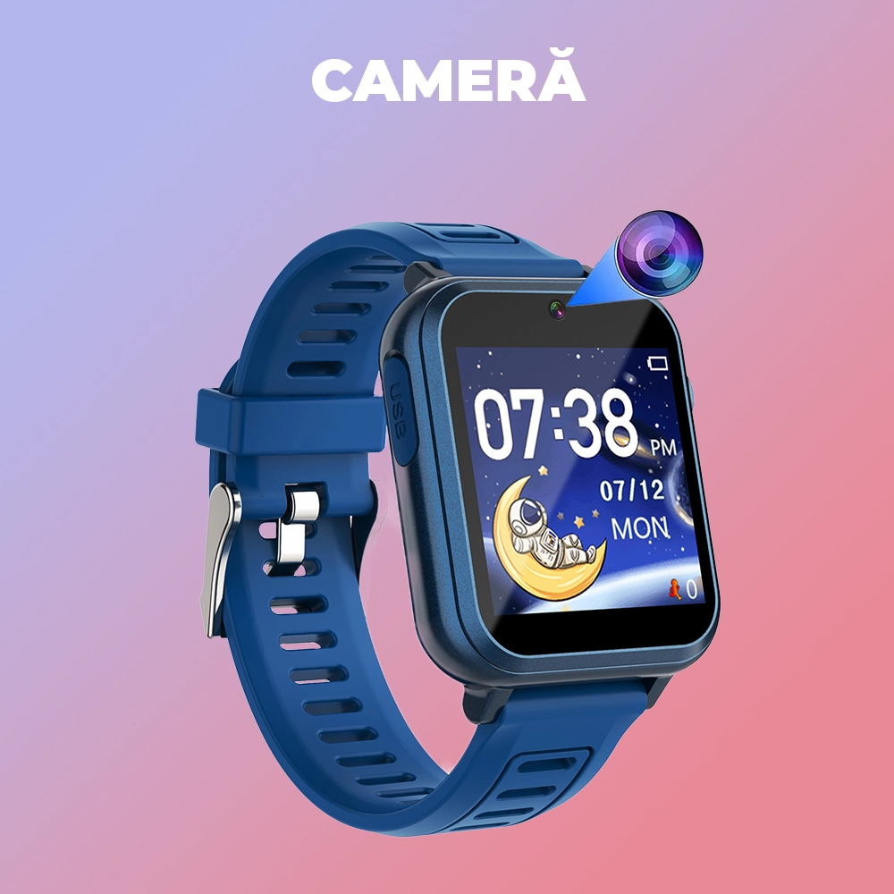 Ceas Smartwatch copii LUMAUDiO PilotPlay, Camera, Aplicatii si jocuri educative 5