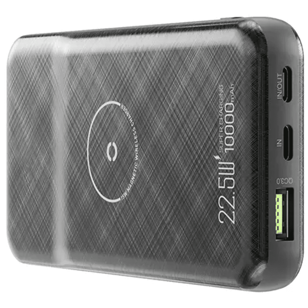 Baterie externa LUMAUDiO Magnetic Power, 10.000 mAh, cu incarcare wireless fast charge 15W, inel magnetic inclus - imagine 3