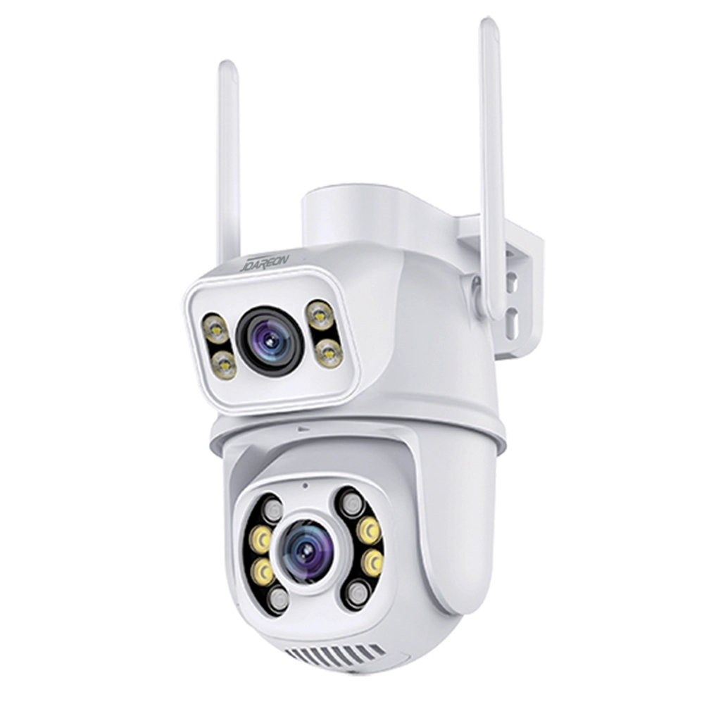 Camera supraveghere exterior LUMAUDiO® Zing, Full Color Night vision, 4K, Rezistenta la intemperii, Alb 1