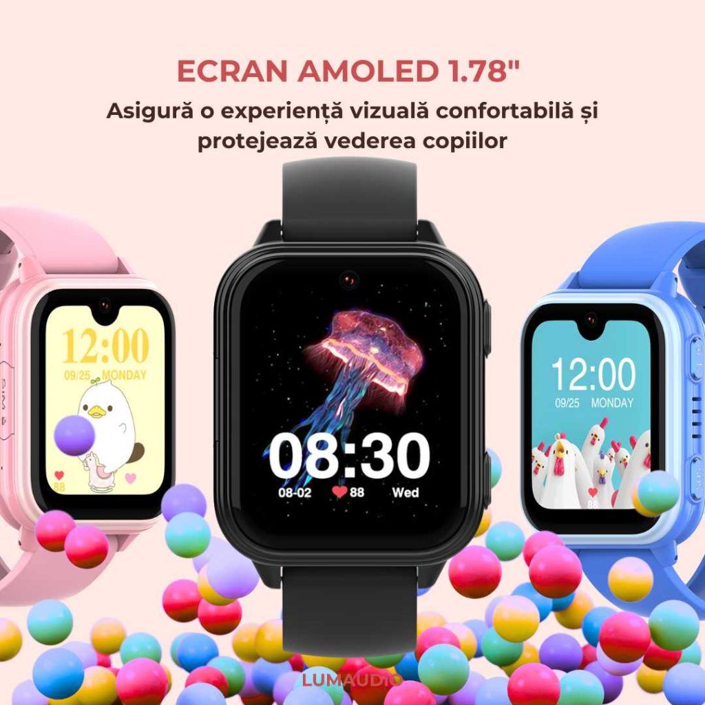 Ceas inteligent Smartwatch copii LUMAUDiO Cybex, ecran AMOLED
