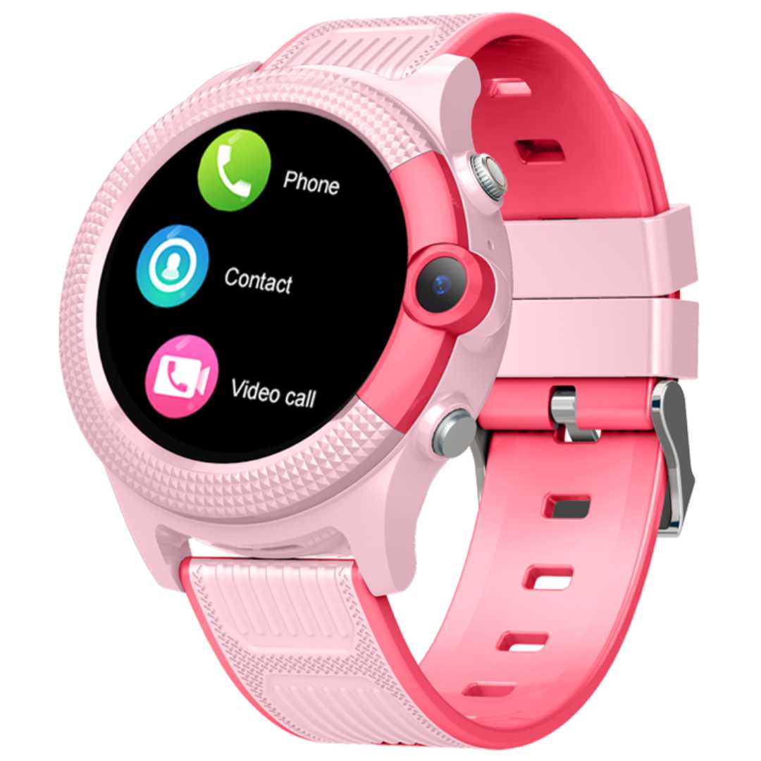 Smartwatch copii LUMAUDiO® Chat cu Apeluri 4G și Localizare GPS, roz