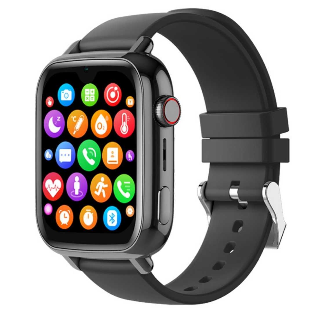 Smartwatch copii LUMAUDiO® Zulu, Cartela SIM 4G, Localizare GPS, Negru